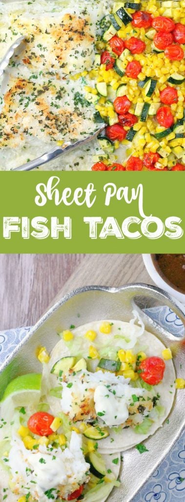 Sheet Pan Fish Tacos