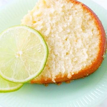 Buttermilk Lime Pound Cake