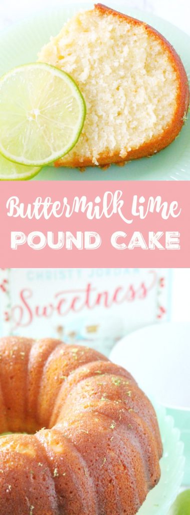 Buttermilk Lime Pound Cake