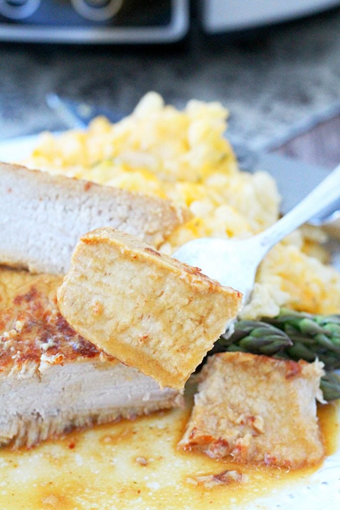 Slow Cooker Maple Dijon Pork Chops Foodtastic Mom