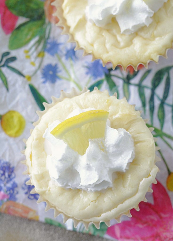 White Chocolate Lemon Cheesecakes