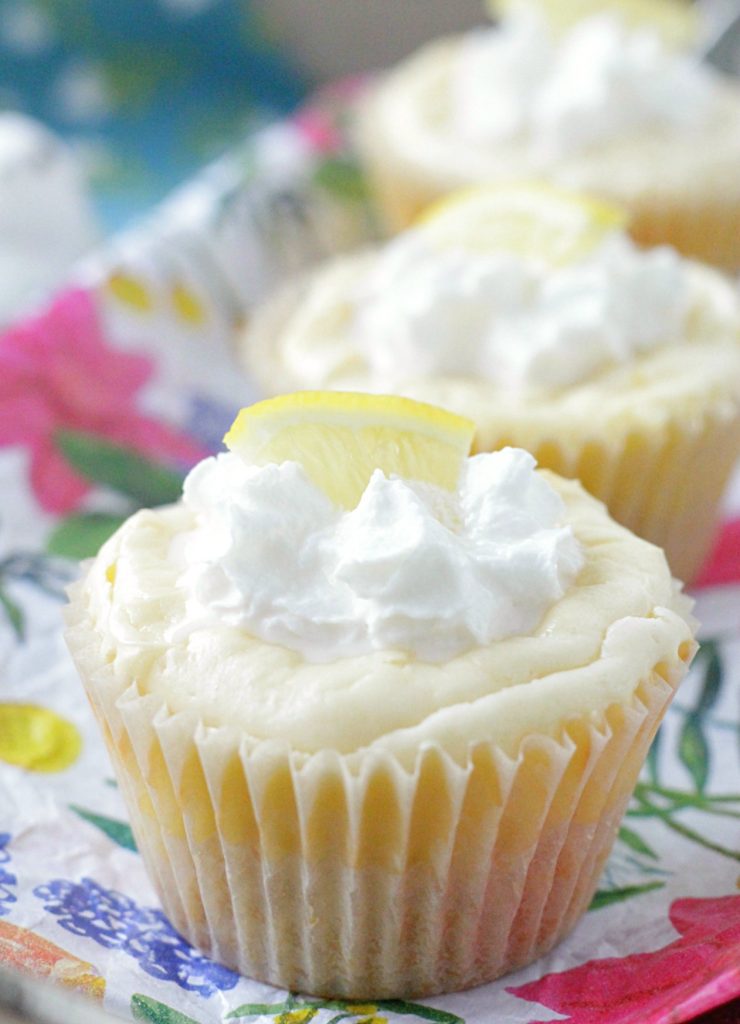 White Chocolate Lemon Cheesecakes