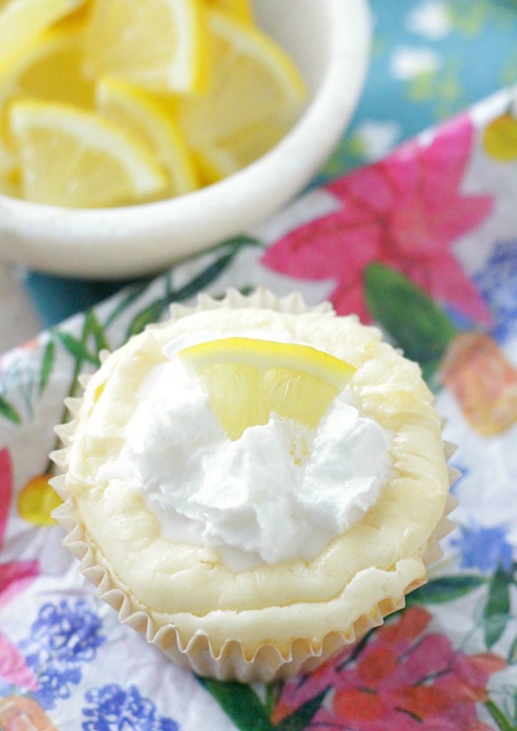 White Chocolate Lemon Cheesecakes