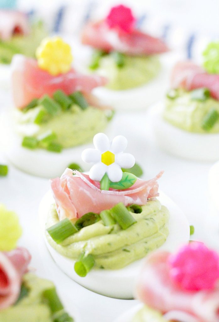 Green Eggs and Ham Deviled Eggs