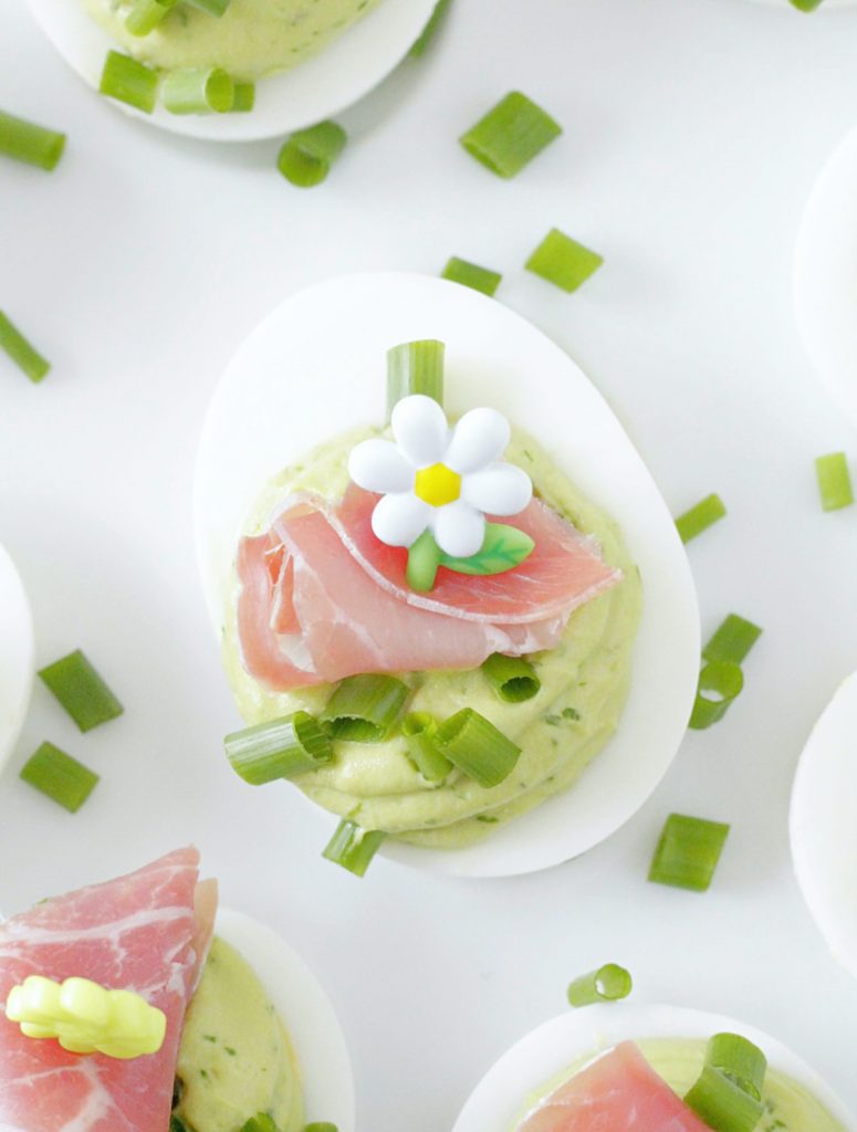 Green Eggs and Ham Deviled Eggs