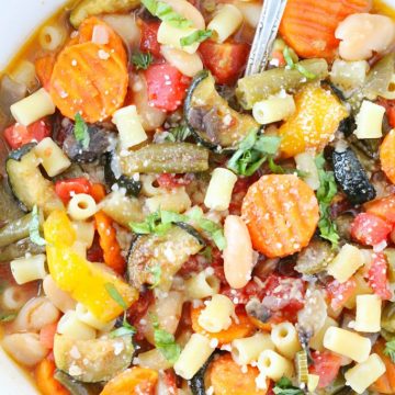 Roasted Vegetable Minestrone