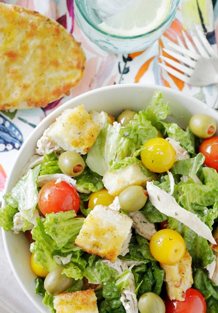 French Bread Pizza Salad