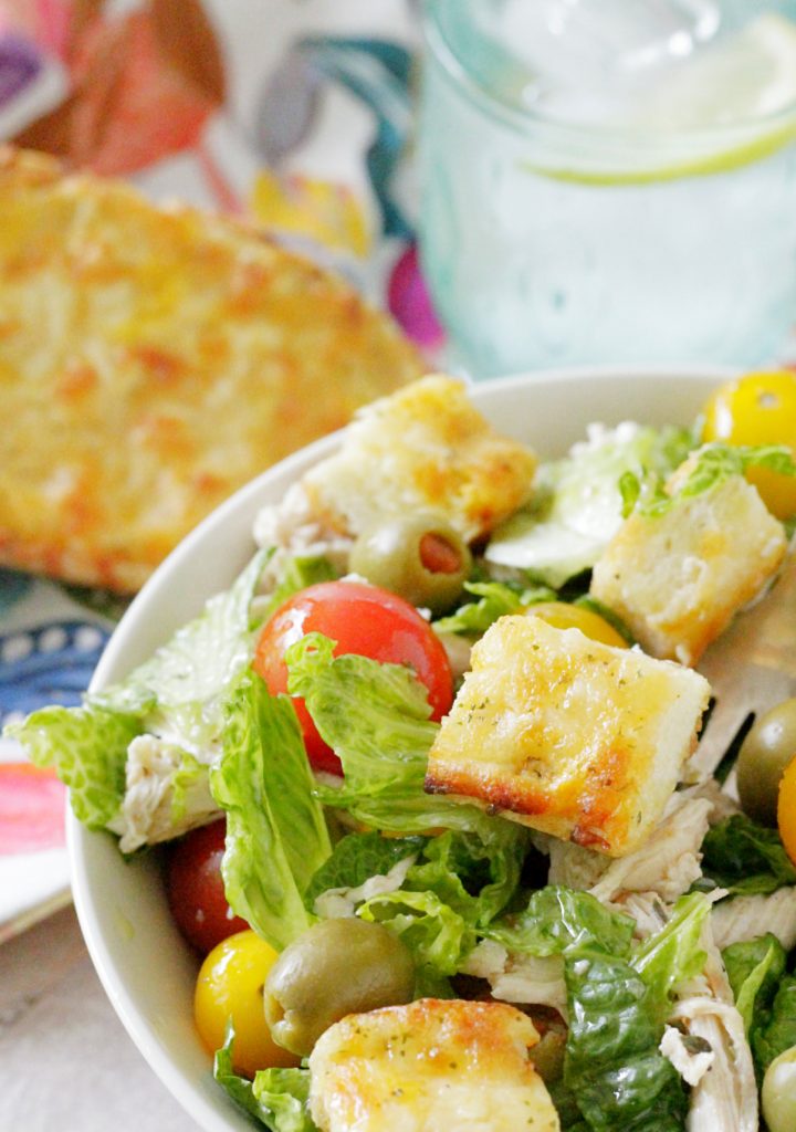 French Bread Pizza Salad