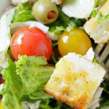 French Bread Pizza Salad