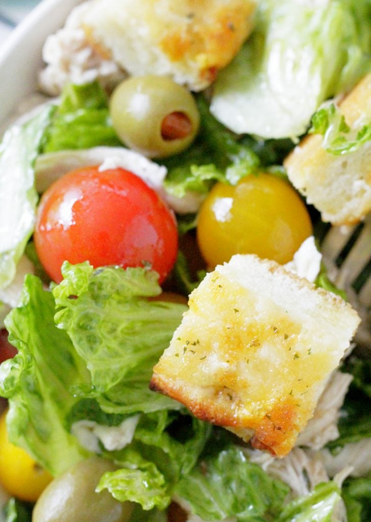 French Bread Pizza Salad