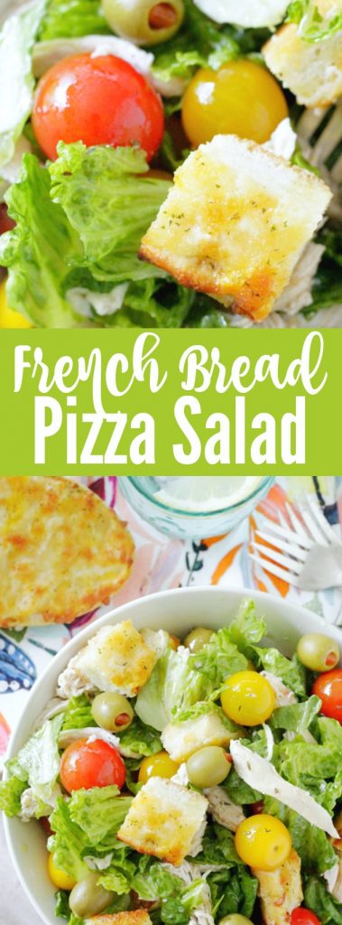 French Bread Pizza Salad