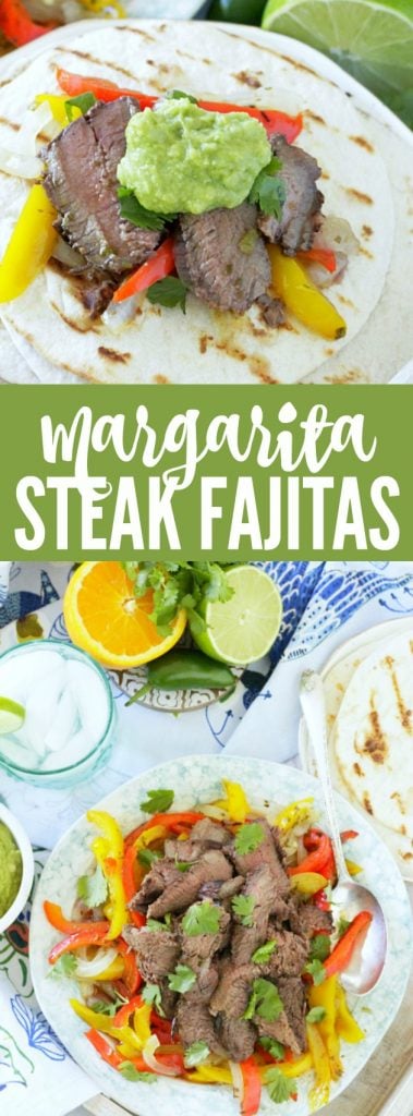 Grilled Margarita Steak Fajitas