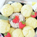 Sweet Corn Scones with Strawberry Jalapeño Butter