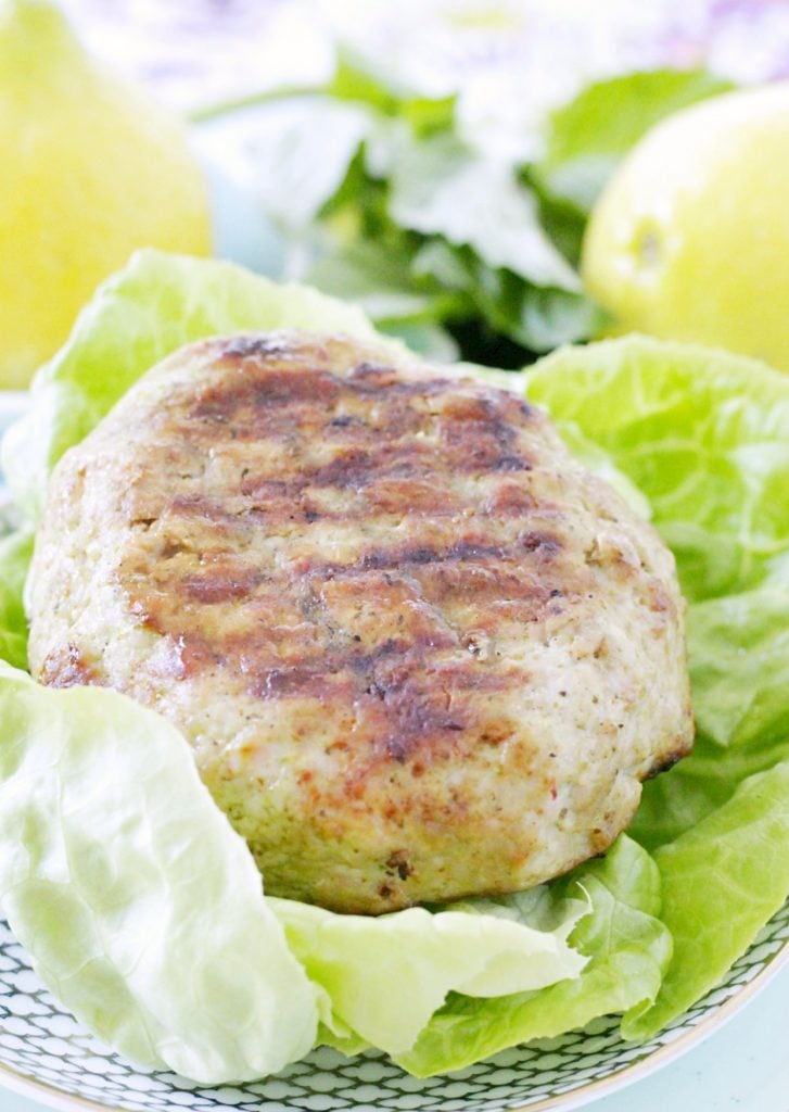 Lemon Pesto Turkey Burgers