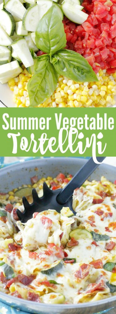 One Pan Summer Vegetable Tortellini