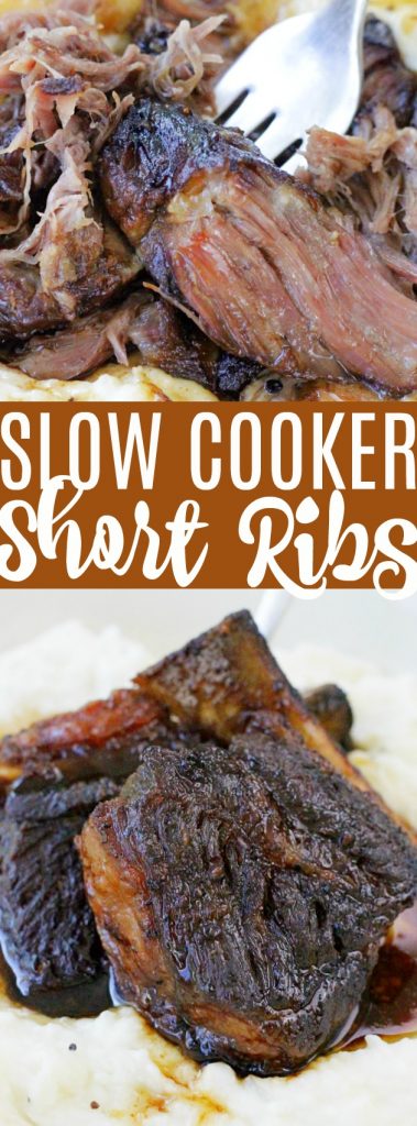 Slow Cooker Short Ribs | Foodtastic Mom #ohiobeef #shortribs #slowcookershortribs #crockpotshortribs #slowcookerrecipes