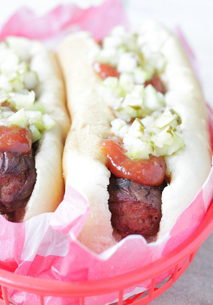 Bloody Mary Hot Dogs