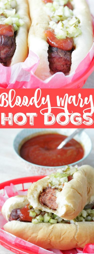 Bloody Mary Hot Dogs