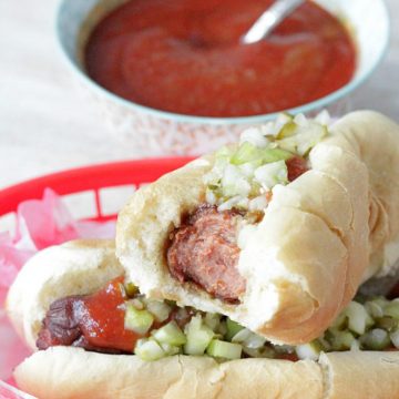 Bloody Mary Hot Dogs