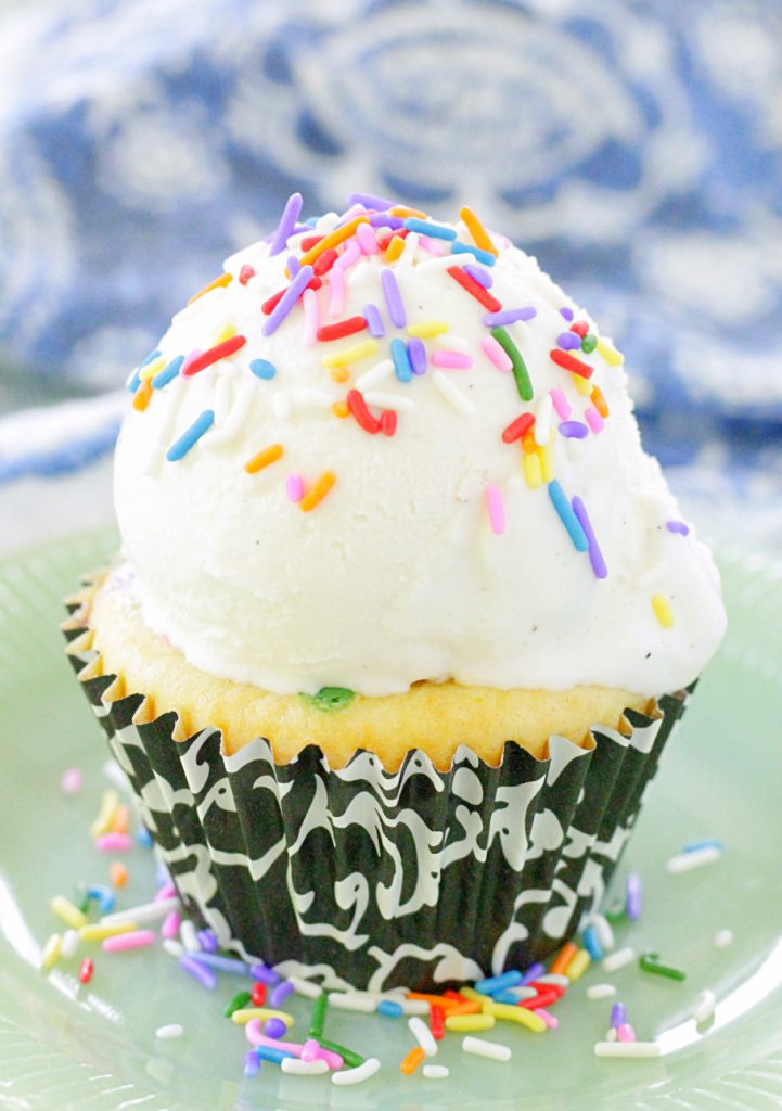 Double Ice Cream Cupcakes