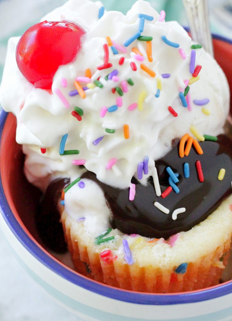 Double Ice Cream Cupcakes
