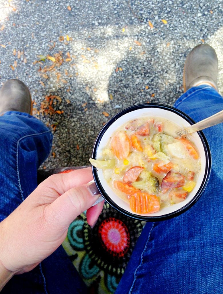 Slow Cooker Sausage Chowder