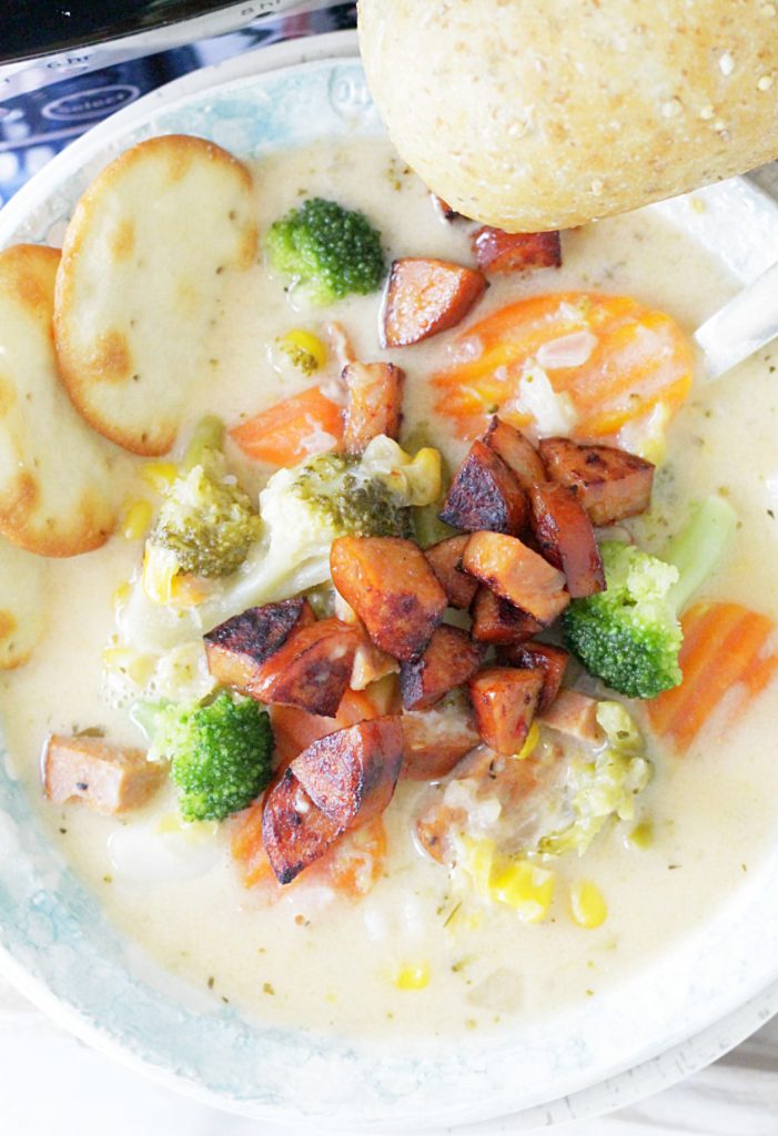 Slow Cooker Sausage Chowder
