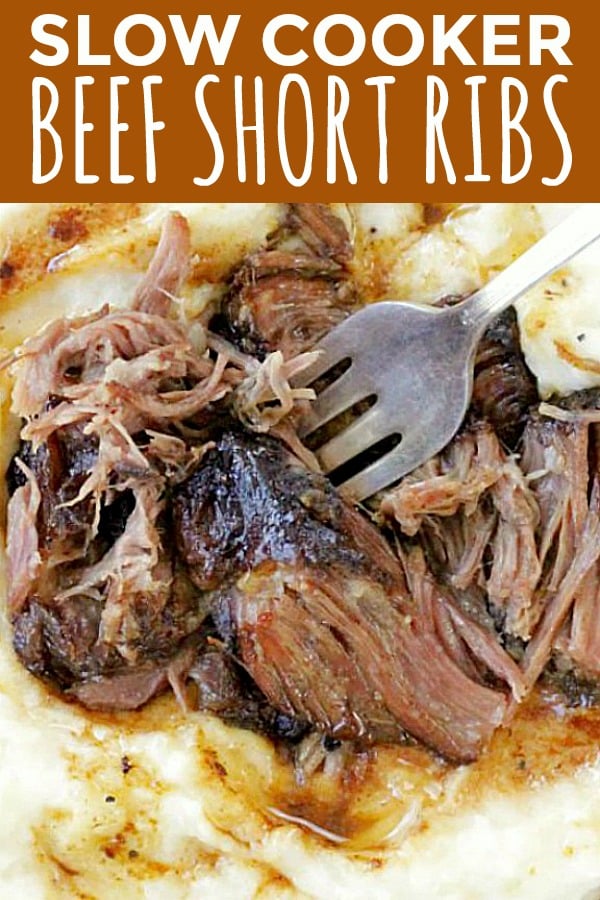 Slow Cooker Short Ribs | Foodtastic Mom #shortribsrecipe #shortribsslowcooker