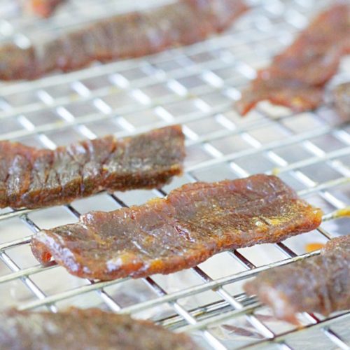 Peach Balsamic Beef Jerky Foodtastic Mom