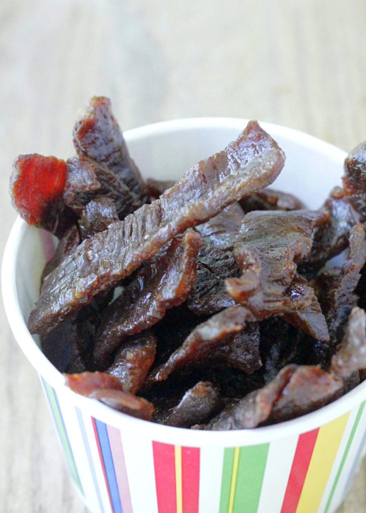 Peach Balsamic Beef Jerky