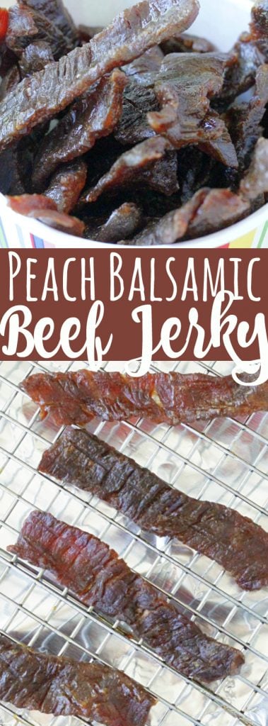 Peach Balsamic Beef Jerky