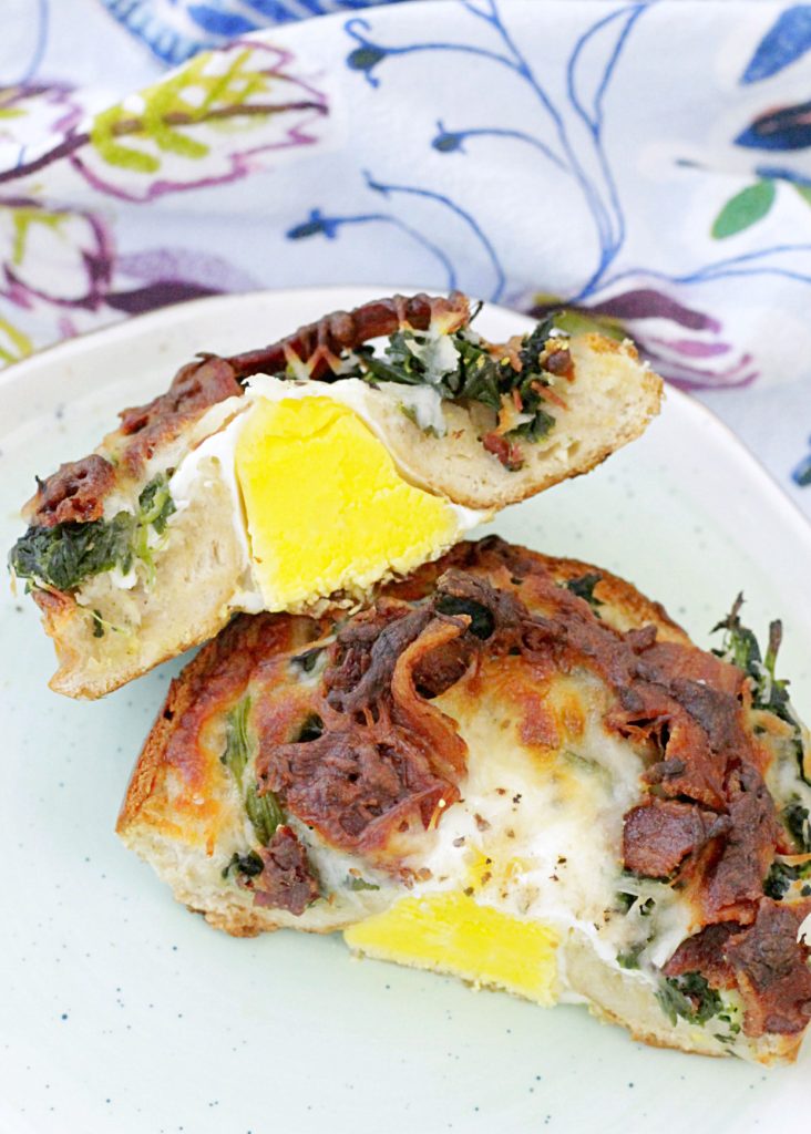 Breakfast Pizza Bagels