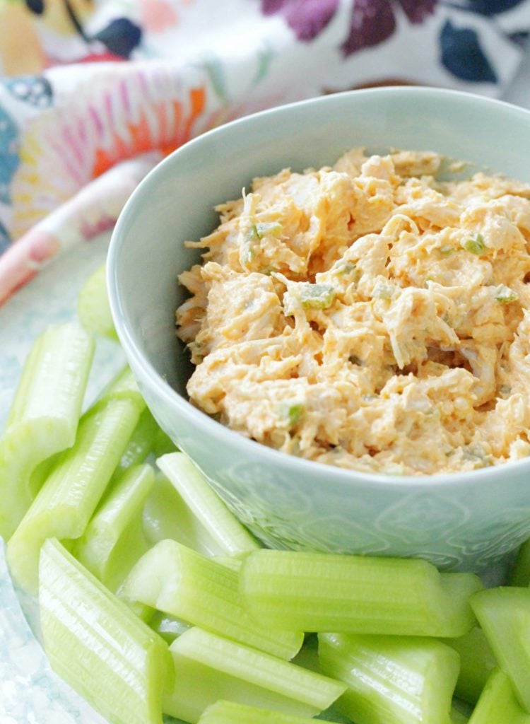 Buffalo Chicken Celery Dip