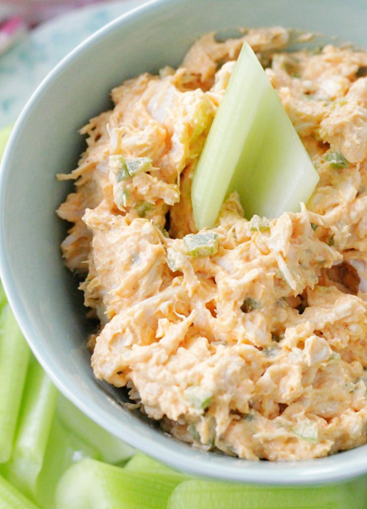 Buffalo Chicken Celery Dip