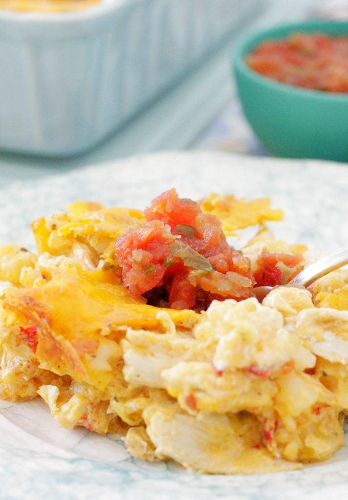 Chicken Nacho Cheesy Potatoes