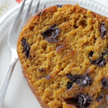 Pumpkin Chocolate Chip Pudding Cake