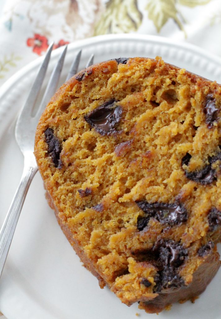 Pumpkin Chocolate Chip Pudding Cake