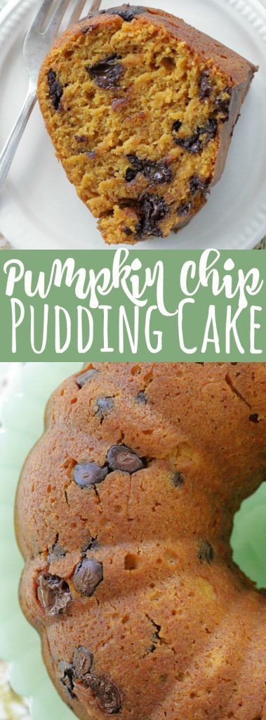 Pumpkin Chocolate Chip Pudding Cake