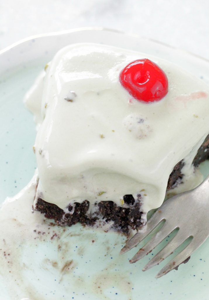 Spumoni Brownie Torte