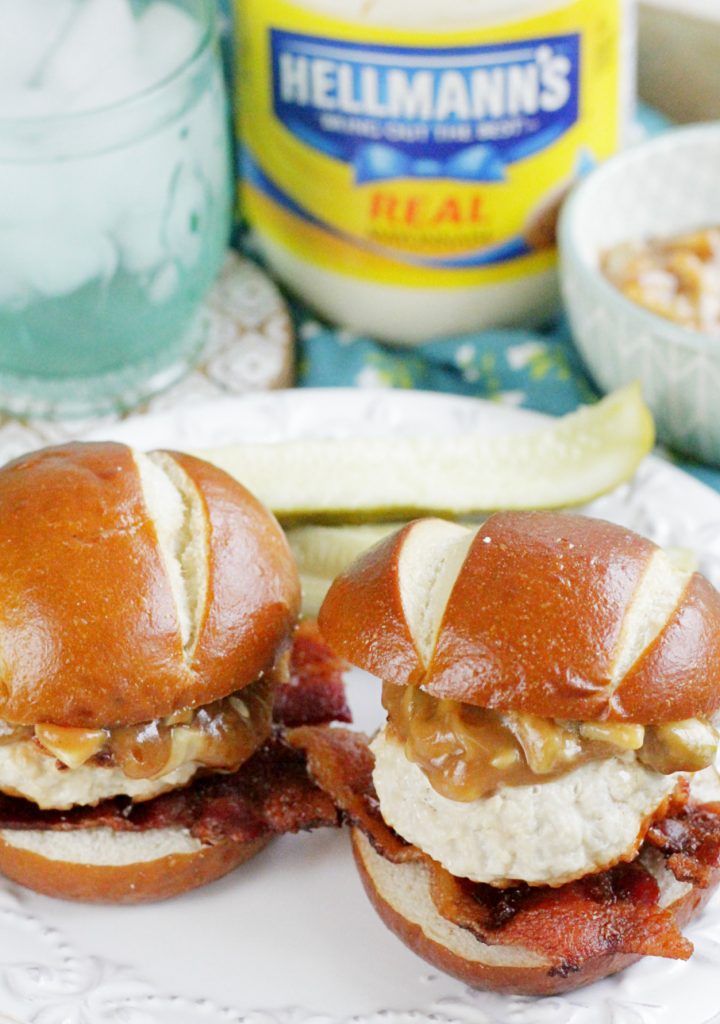 Peanut Butter and Bacon Turkey Burgers