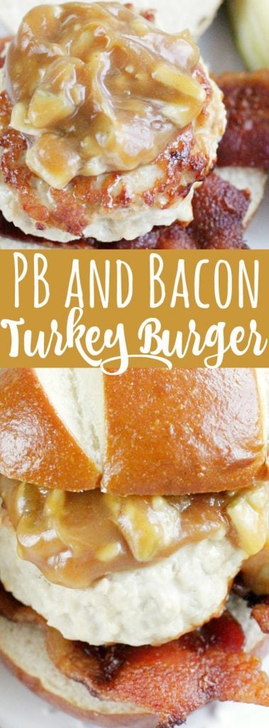 Peanut Butter and Bacon Turkey Burgers