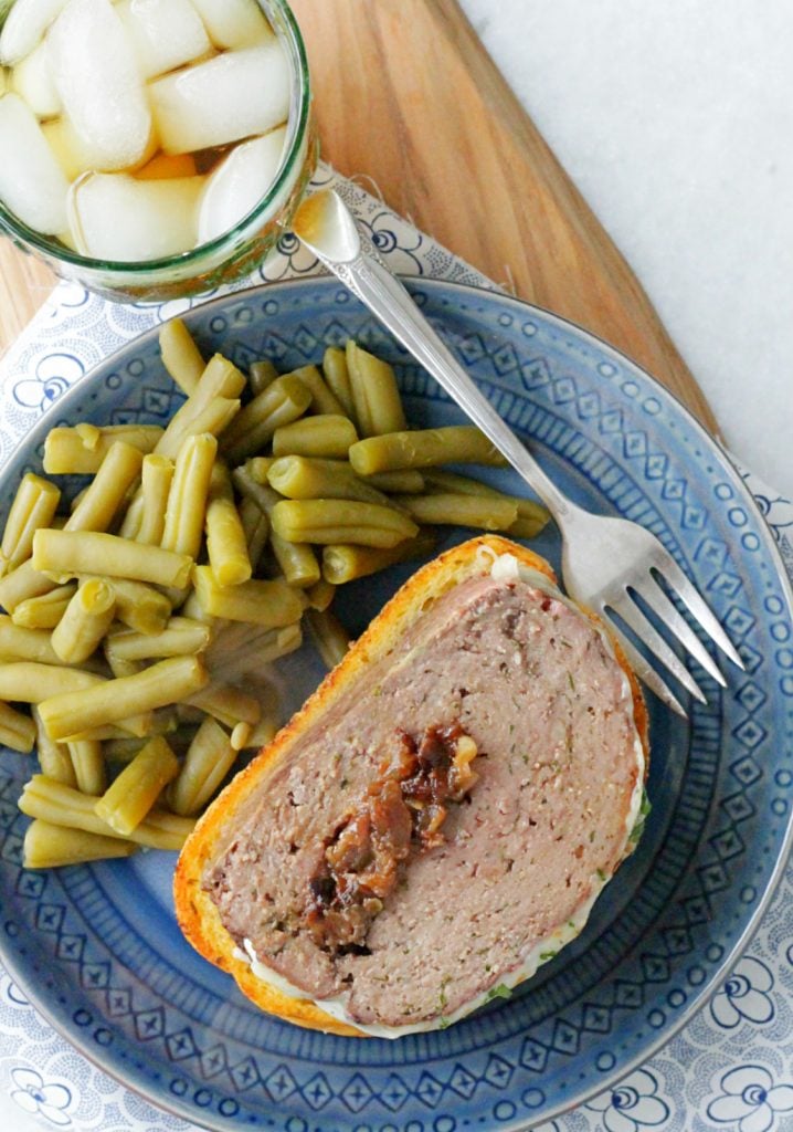 Slow Cooker French Onion Meatloaf #crocktober #ad