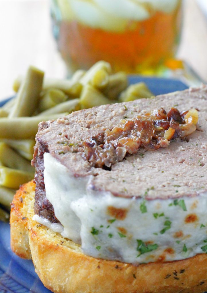 Slow Cooker French Onion Meatloaf #crocktober #ad