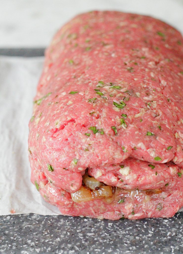 Slow Cooker French Onion Meatloaf #crocktober #ad