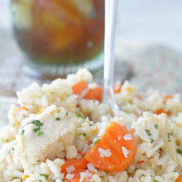 One Pot Honeyed Chicken and Rice