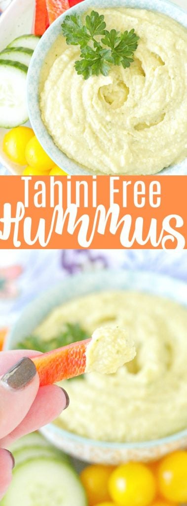 Tahini Free Hummus