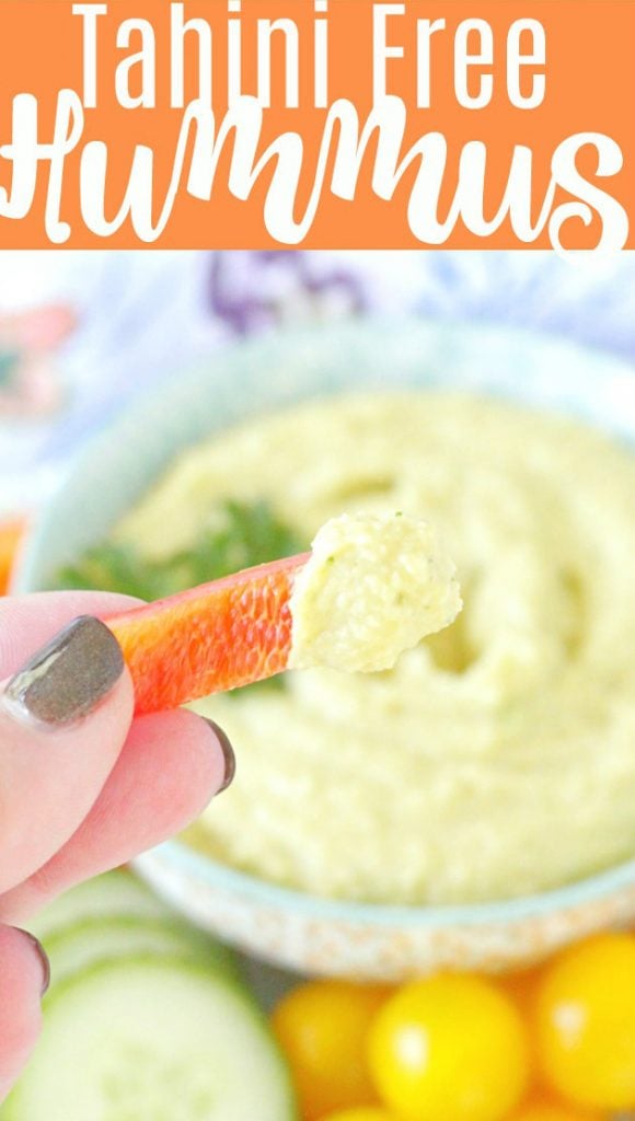 Tahini Free Hummus