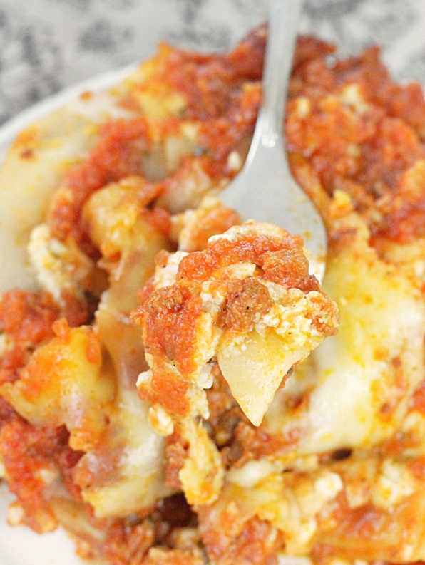 Slow Cooker Lasagna #slowcooker #lasagna #ad