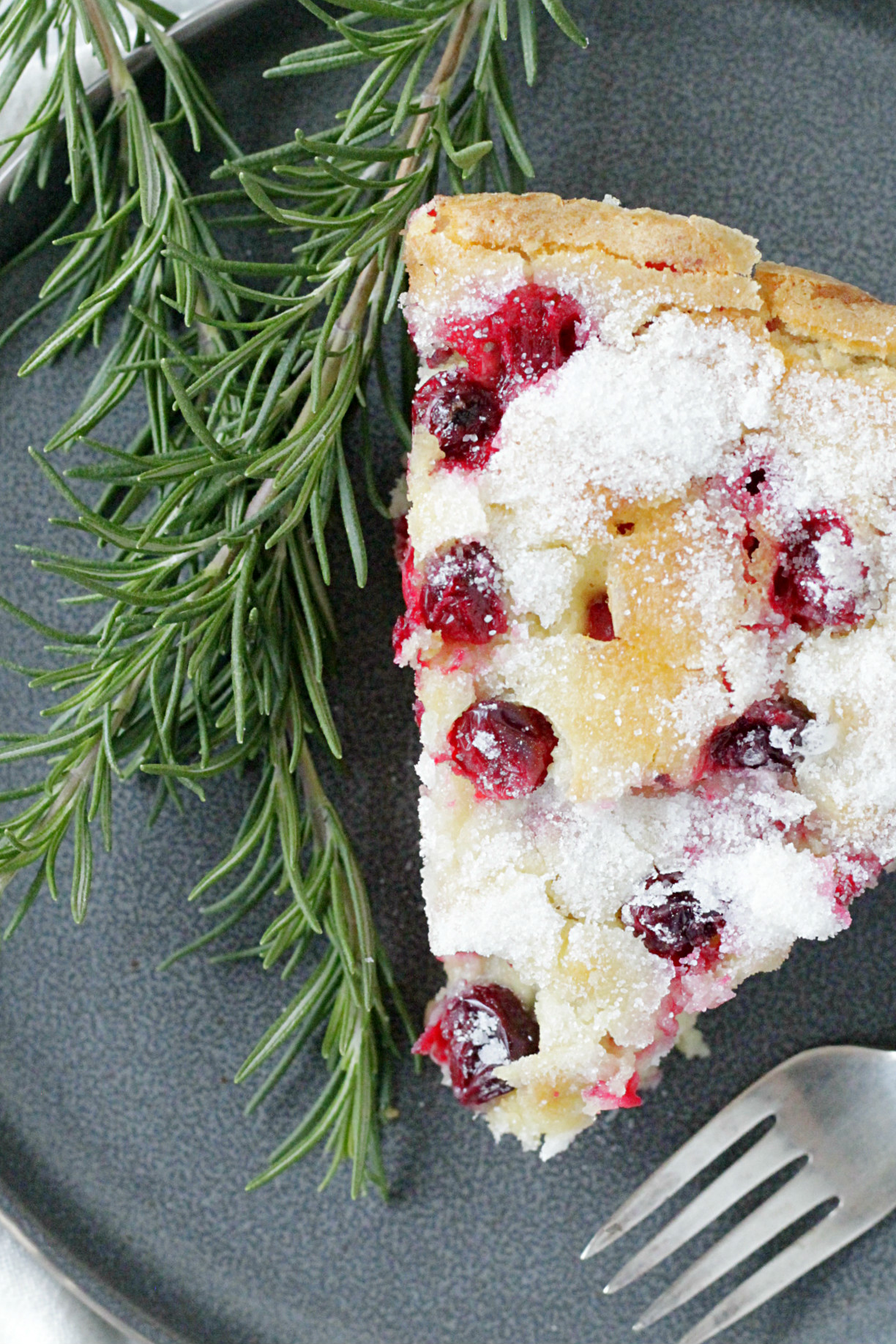 Sugared Cranberry Cake