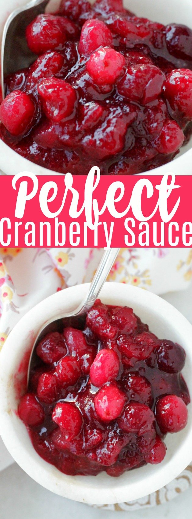 Perfect Cranberry Sauce | Foodtastic Mom #thanksgiving #thanksgivingrecipes #cranberryrecipes #cranberrysauce #perfectcranberrysauce via @foodtasticmom